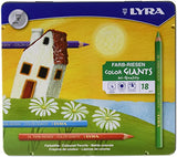 Lyra 3941181 Color Giants Drawing Pencil, Hexagonal, Non-Toxic, 10 mm Diameter x 17.5 cm L, 6.25 mm