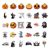 Halloween Stickers for Kids, Cute Halloween Stickers for Water Bottles Car Wall Laptop Scrapbook, Vinyl Pumpkin Waterproof Treats Decals, Party Favor Supplies Decor for Adults Teens Toddlers 60 Packs