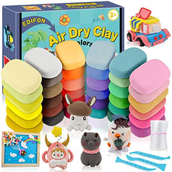 Air Dry Clay 56 Colors, Modeling Clay for Kids, DIY Molding Magic Clay for  with Tools, Soft & Ultra Light, Toys Gifts for Age 3 4 5 6 7 8+ Years Old