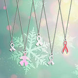 PandaHall Elite 60 Pcs Alloy Ribbon Pendants Enamel Awareness Dangle Charms Beads 10 Styles for