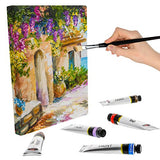 U.S. Art Supply Professional 36 Color Set of Art Oil Paint in Large 18ml Tubes - Rich Vivid