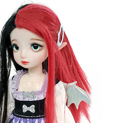 bositigo Elf Ear Design BJD Dolls 1/6 SD Dolls 11.8 Inch Pretty Ball Jointed Doll DIY Toys with Clothes Outfit Shoes Wig Hair Makeup,Best Birthday Gift for Princess Girls Kids Children - Blood