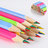 Set of 40 Rainbow Colored Pencils 4 in 1 Color Changing Mood Pencil with Eraser Thermochromic Drawing Wood Pencils Assorted Colors for Kids Students Coloring Sketching Art Stationery School Party