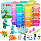 HLAOLA Modeling Clay Kit-36 Colors Modeling Clay for Kids Air Dry Ultra Light Magic Clay Soft & Ultra Light DIY Molding Clay with Sculpting Tools, Kids Art Crafts Gift for Boy & Girl Age 3-12 year old