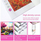 AOPIII 5 Pcs,Full Round 5D DIY Diamond Painting How to Train Your Dragon Full Diamond Embroidery Cross Stitch Rhinestones Y2782-20x35cm 20x40cm 20x55cm