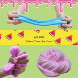 Butter Slime Kit Dual Color 7 Packed Party Favors, Educational Slime Toys, Birthday Gifts Prize,Super Soft and Non-Sticky Slime for Boy and Girls