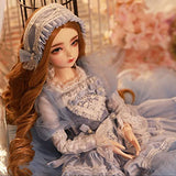 LiFDTC BJD Doll 1/3 Princess SD Dolls 60CM 23.6 Inch Ball Jointed Doll DIY Toys with Full Set Clothes Shoes Wig Makeup Headband, Can Be Used for Collections, Gifts, Children's Toys