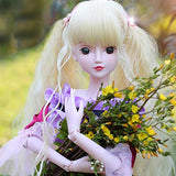 EVA BJD 1/3 BJD Dolls Full Set SD Doll 60cm 24" Ball Jointed Dolls Grace Toy Action Figure + Makeup + Accessory Gift