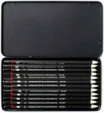 Professional Drawing Sketch Pencils Set-12 Pieces Art Drawing Graphite Pencils(8B - 2H) Ideal for Drawing Art Sketching Shading for Students Beginners & Pro Artists