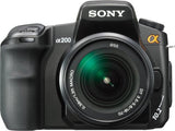 Sony Alpha A200K 10.2MP Digital SLR Camera Kit with Super SteadyShot Image Stabilization with 18-70mm f/3.5-5.6 Lens