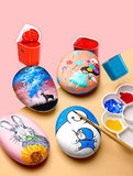 Gouache Paint Sets,18 Colors 30ml,Jelly Gouache Paint Set in a Carrying Case,PENTRISTA Gouache Jelly Paint for Canvas and Guache Paper,Non-Toxic, Gouache Paints for Beginners,Students & Artists(Pink)