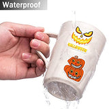 Halloween Theme Stickers 50PCS, Waterproof Halloween Party Sticker Packs, No-Repeating Pumpkin Zombie Ghost Halloween Decal Gifts for Kids and Teens