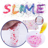 RockTown Toys Slime Supplies Kit Stuff - 60 PCS Foam Beads & Balls, Glitter, Fruit Slices, | Add Ins for Slime & Floam | Supply Kit for Slime Parties | Fun & Educational for Boys & Girls