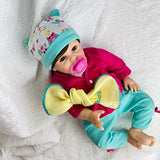 Milidool Reborn Baby Dolls, Realistic Newborn Girl Doll, 22 inch Lifelike Baby Girl with Owl Theme Feeding Toy Accessories