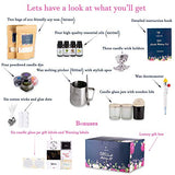 Velver Candle Making Kit Soy Wax Scented Candle DIY Candle Making Kit - Shuttle Art and Crafts Candle Kit for Adults