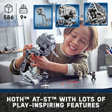 LEGO Star Wars Hoth at-ST 75322 Building Kit; Construction Toy for Kids Aged 9 and Up, with a Buildable Battle of Hoth at-ST Walker and 4 Star Wars: The Empire Strikes Back Characters (586 Pieces)