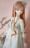 BJD Clothing Sweet White Chiffon Dress Clothes Set for 1/3 BJD SD BB Girl Dollfie Dolls