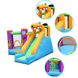 Inflatable Bouncer House with Air Blower and Jumping Castle for Kids (Multicolour, C)