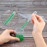moveland 3ml Pipettes Plastic Transfer Pipettes Eye Dropper, Essential Oils Pipettes Dropper Makeup Tool - 50 Pcs
