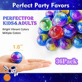 36 Pack Galaxy Slime Ball Kits with Crystal Slime, Party Favors for Kids, Unicorn Party Slime, Fluffy & Stretchy, Non-Sticky, Stress Relief, Super Soft for Girls & Boys