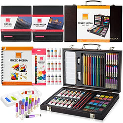 Norberg & Linden XXL Oil Paint Set - 24 Paints, 25 Brushes, 1 Canvas, and  Art Palette - Oil Painting Supplies for Kids and Adults, Paint Supplies