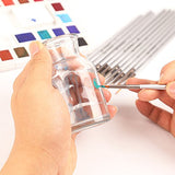 Transon Artist Miniature Detail Paint Brushes Set of 12pcs for Acrylic, Oil, Gouache, Watercolor,