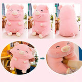 Lazada Pig Plush Stuffed Piggy Super Soft Throw Pillows Hugging Toys Gifts White 14" …