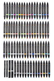 Prismacolor 3722 Premier Double-Ended Art Markers, Fine and Chisel Tip, 72-Count & Premier Colored Pencils, Soft Core, 72 Pack