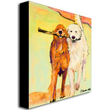 Stick With Me by Pat Saunders-White, 18x18-Inch Canvas Wall Art