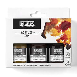 Liquitex Professional Acrylic Ink, Transparent Set