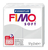 FIMO Soft Modelling Clay 56g Block Dolphin Grey