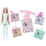 Barbie Color Reveal Doll with 7 Unboxing Surprises, Sunshine & Sprinkles Series with Cloud Print & Color Change; Gift for Kids 3 Years & Older