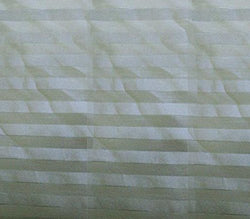 Organza Stripes Fabric 60" Wide Sold By The Yard (WHITE)