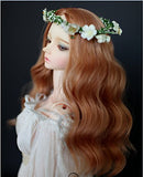 Kuafu 9-10 Inch (22-24cm) 1/3 BJD/SD Doll Wig Cute Long Kinky Curly Hair Wigs Blonde