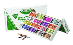 Crayola 256 Ct Triangular Crayons 16 Assorted Colors (52-8039)