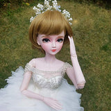 Amily Full Set Doll 1/3 BJD Doll 22inch Ball Jointed Dolls + Makeup + Skirt + Shoes + Wigs + Doll Accessories