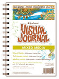 Pro-Art 460-19 Strathmore 500 Series Visual Mixed Media Journal, 9"x12" Vellum, Wire Bound, 34