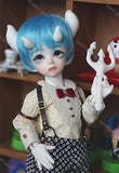 Zgmd 1/6 BJD Doll BJD Dolls Ball Jointed Doll Cute Doll Resin With Horn + The Toll On the Hand