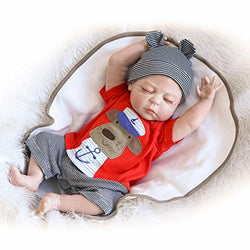 Nicery Reborn Doll 2 inch 55cm Full of Hard Silicone Magnetic Mouth Mohair Lifelike Toys for Boys and Girls Birthday Christmas 56z13bc Reborn Baby Doll