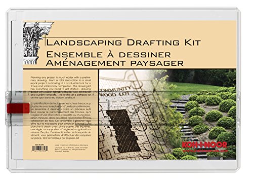 Koh-I-Noor Portable Landscaping Design Drawing Board and Drafting Kit, 13 x 18-1/2 Inches, 1 Each