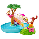 Barbie and Chelsea The Lost Birthday Splashtastic Pool Surprise Playset with Chelsea Doll (6-in), 3 Baby Animals, Slide, Zipline & Accessories, Gift for 3 to 7 Year Olds