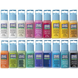 Gallery Glass PROMOGGII Window Color Paint Set (2-ounce), #2 Best Selling Colors (18 colors)