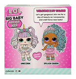 LOL Surprise Big Baby Hair Hair Hair Large 11” Doll, Unicorn with 14 Surprises Including Shareable Accessories and Real Hair – Great Gift for Kids Ages 4+