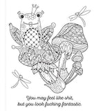 Cheer the F*ck Up: Positive Sh*t to Color Your Mood Happy (Swear Word Coloring Books)
