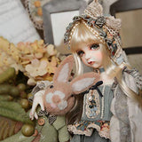 Pretty Girl BJD Doll 1/4 44Cm 17.32" Ball Jointed SD Dolls Action Full Set Figure + Clothes + Socks + Shoes + Wig + Makeup Surprise Gift