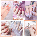 Morovan Acrylic Nail Kit - Glitter Acrylic Powder and Monomer Nail Liquid Nails Kit Acrylic Set with 48W Nail Lamp UV Gel Primer for Acrylic Nails