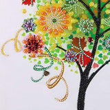 Diamond Painting Kits for Adults and Kids,5D Special Shaped DIY Partial Drill Diamond Rhinestone Painting Colorful Tree Embroidery Arts Craft Home Decor Ross Beauty (ColorfulTree 1)