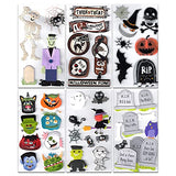 Crenstone Halloween Stickers Party Pack (Over 200 Halloween Stickers, 24 Party Favors Sheets) (Halloween)