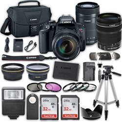 Canon EOS Rebel T7i DSLR Camera Bundle with Canon EF-S 18-135mm f/3.5-5.6 IS STM Lens + Canon