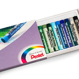 Pentel Arts Oil Pastels, 25 Color Set (PHN-25)